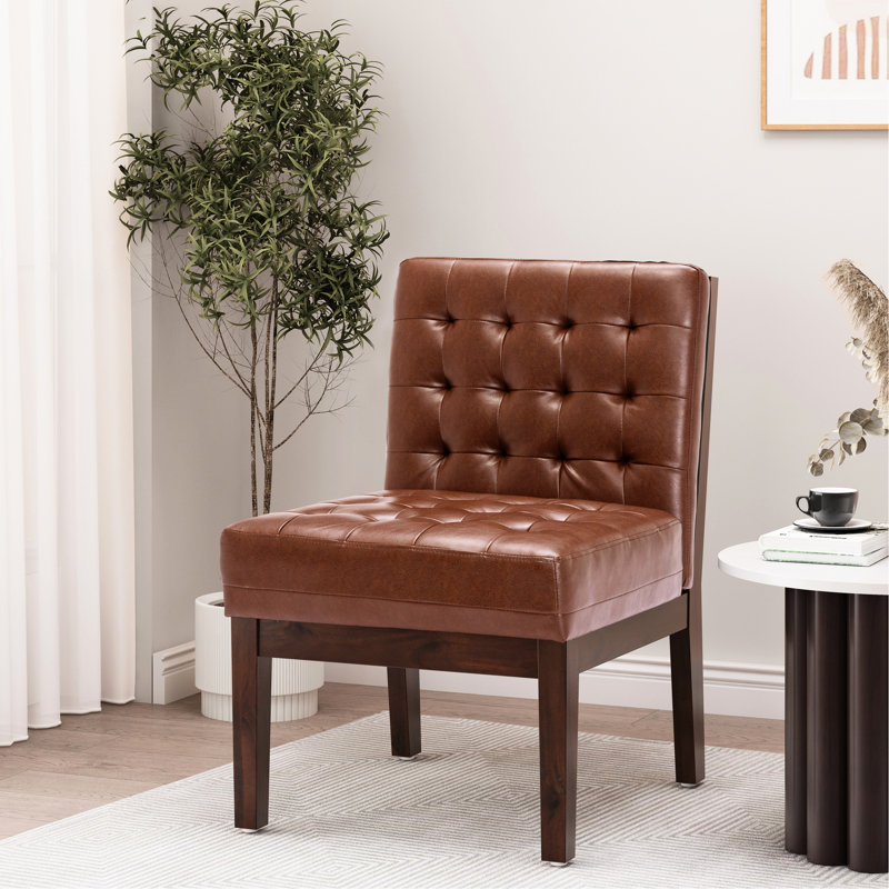 Fauteuil d'appoint brun, revêtement en tissu d'ameublement, 22,91 po Profondeur, 29,59 de largeur, 33,47 de hauteur, 28,23 lb, P 34 po x l 24,25 po H 14 po, assise profonde, large, haute, 32,96 lb