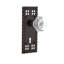 Craftsman Plate with Decorative Keyhole and Waldorf Door Knob-925690509