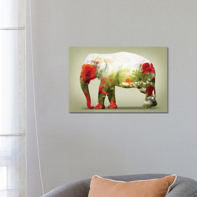 Poppy by Vin Zzep - Wrapped Canvas Print