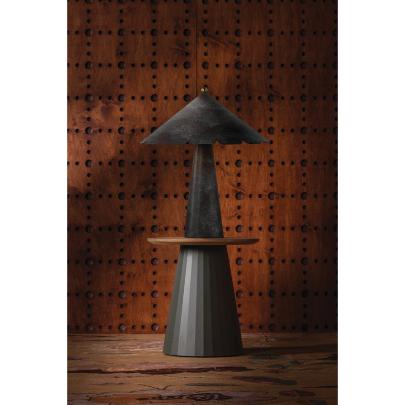 Folly Beach Table Lamp in Verdigris by Cortney Bishop