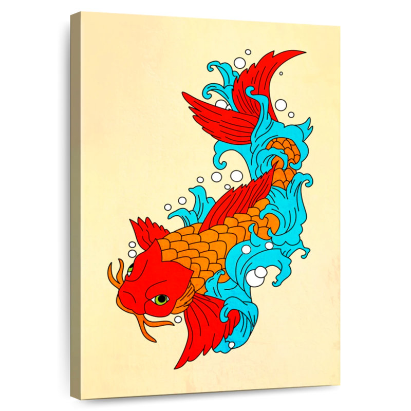 Brampt Koi Fish II, 45" H x 30" W