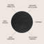 Tapis rond noir en jute tressé Zara-402242080