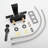 Centerset 2-handle Bathroom Faucet with Drain Assembly