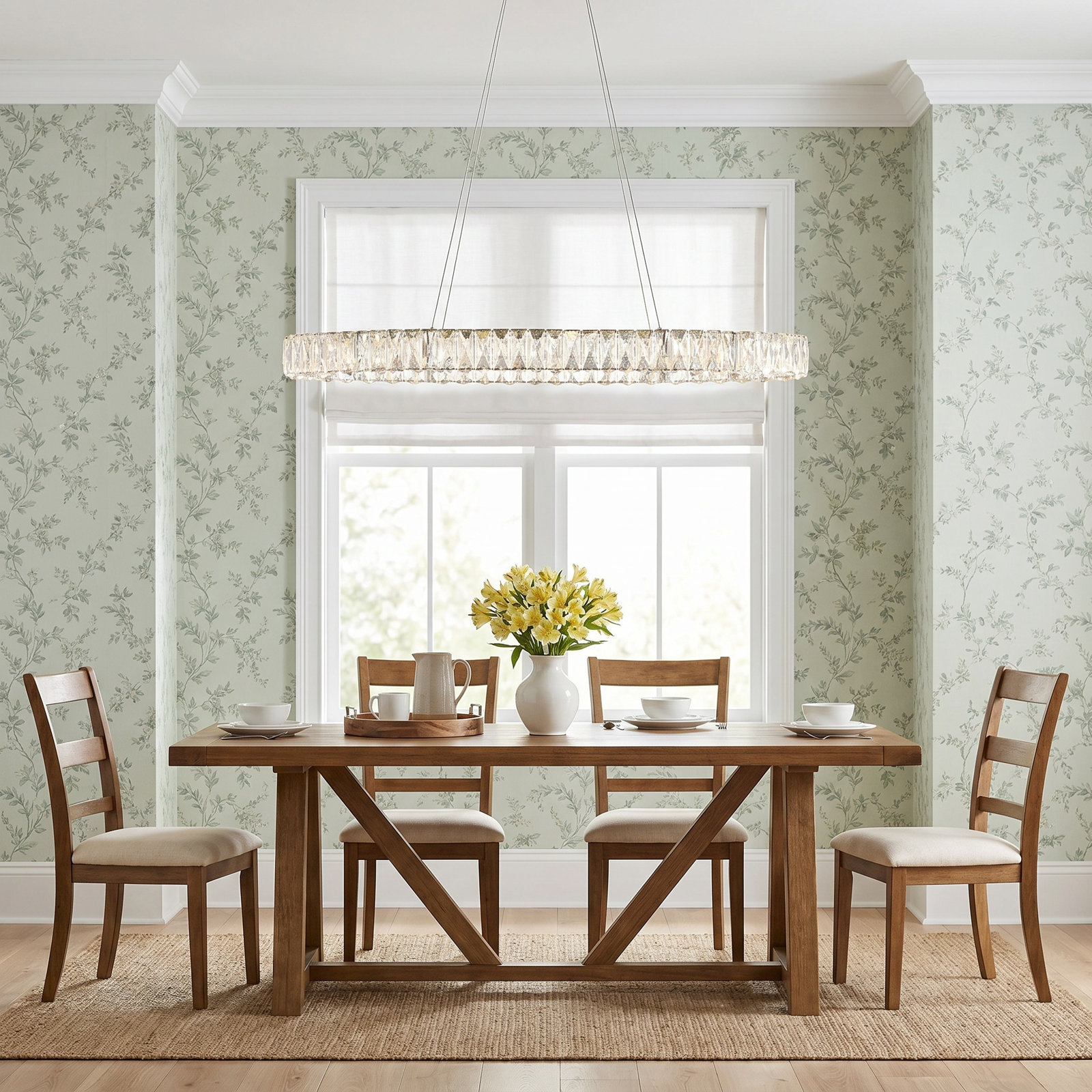 Adela Single - Light Dimmable Linear Chandelier