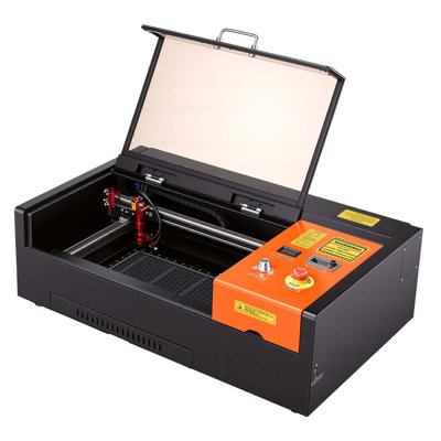 45W CO2 Laser Engraver, 12 x 8 in, Desktop CO2 Laser Engraver Cutter Machine with Rotary Axis, Air Assist, Engraving Machine Compatible with LightBurn CorelDRAW GRBL, for Wood Acrylic Glass