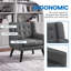  73cm Wide Tufted Polyester Armchair-291221038