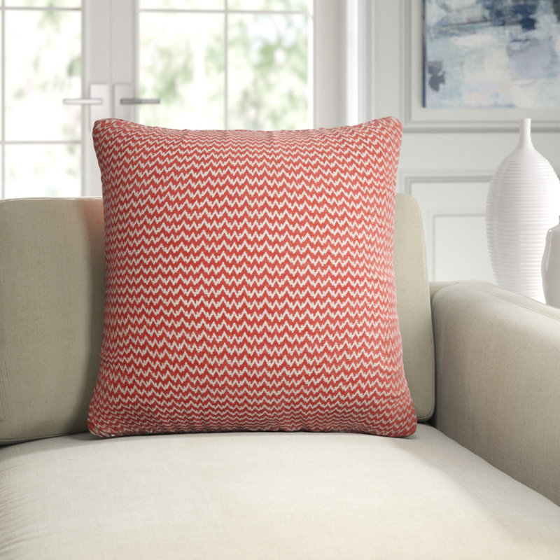 Bergen Square Pillow Cover & Insert, Black, 22" x 22"