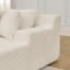 Méridienne à deux places paresseuse, canapé compressé sans assemblage requis, faite de tissu de velours, méridienne moderne et moelleuse, utilisée pour les salons et les chambres à coucher - beige-484214731-484214730