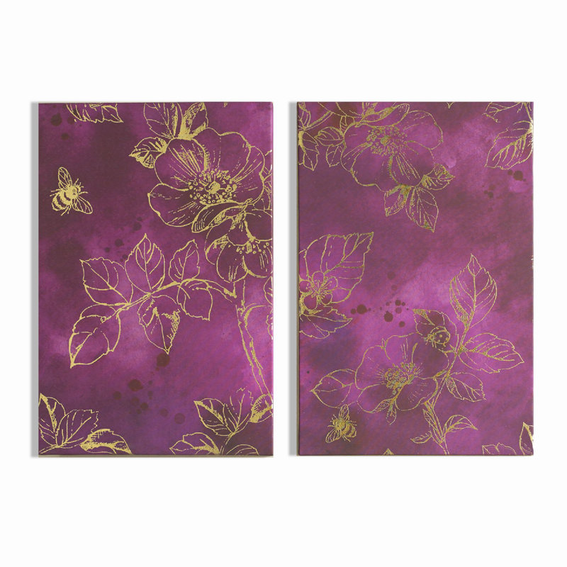 Art for the Home Mulberry Trail Set of 2 Printed Canvas