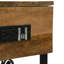Table d'appoint moderne en forme de C avec port de charge