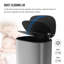 Poubelle à pédale en acier 13 gallons-94127766