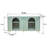 Aimun Sideboard,Buffet table,Dining cabinet,Office credenza with 4 Glass Doors-1035884743