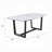 Madan Dining Table W/marble Top