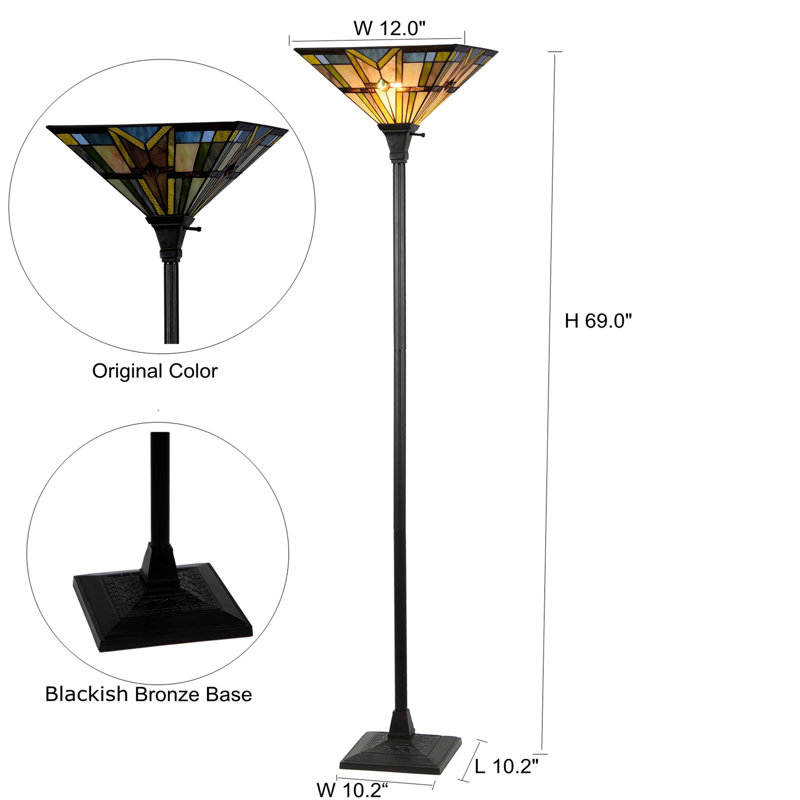 Lampe torchère sur pied 69 po Briggston