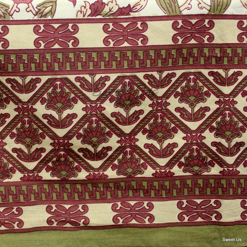 Cotton Floral Tablecloth Rectangle