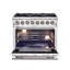 Cuisinière au carburant autoportant 36 po 5,32 pi³ Capriasca-68815745