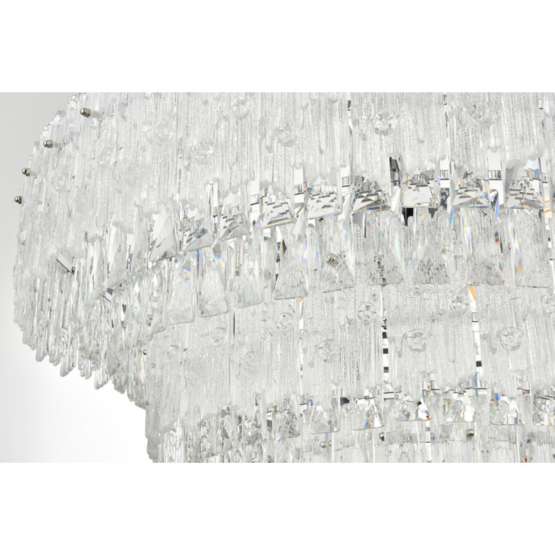 Lustre 10 lumières Hilma, Chrome