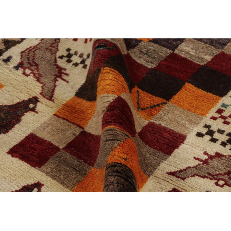 Vintage One-of-a-Kind 2'8" X 4'11" Hand Knotted Area Rug