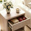 Tables de chevet avec tiroir, tables d'appoint d'appoint avec compartiment ouvert pour le chevet de la chambre à coucher-129577860