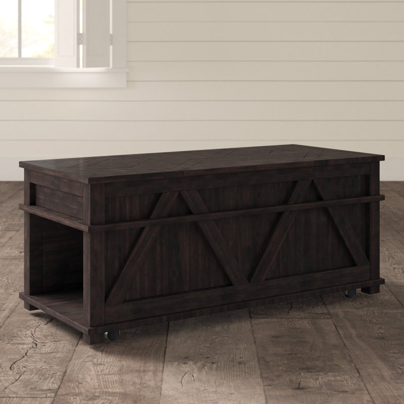 Table basse avec rangement Kamyla