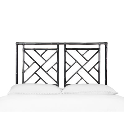 Cowden Geometric Rattan Headboard