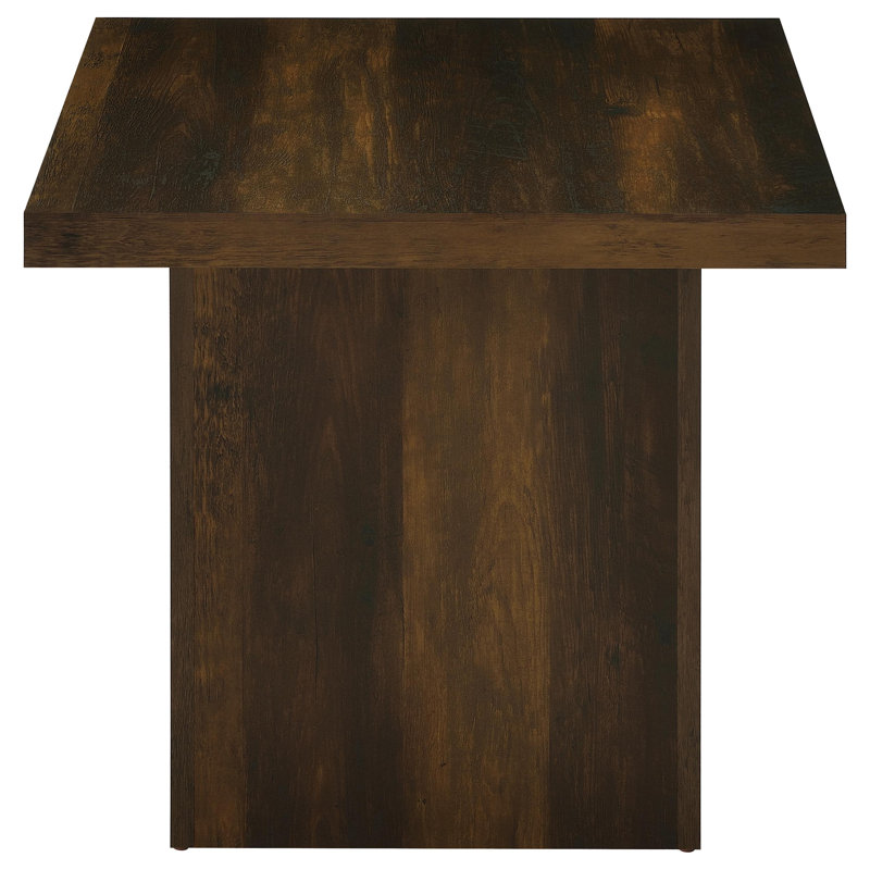 Table de bout carrée en bois d'ingénierie Sh Shetworth, Pin foncé