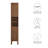 Render Tall Narrow Bathroom Storage Cabinet In Oak-101179014