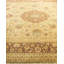Tapis ivoire traditionnel noué à la main de conception unique 7 pi 10 po x 9 pi 10 po Keller