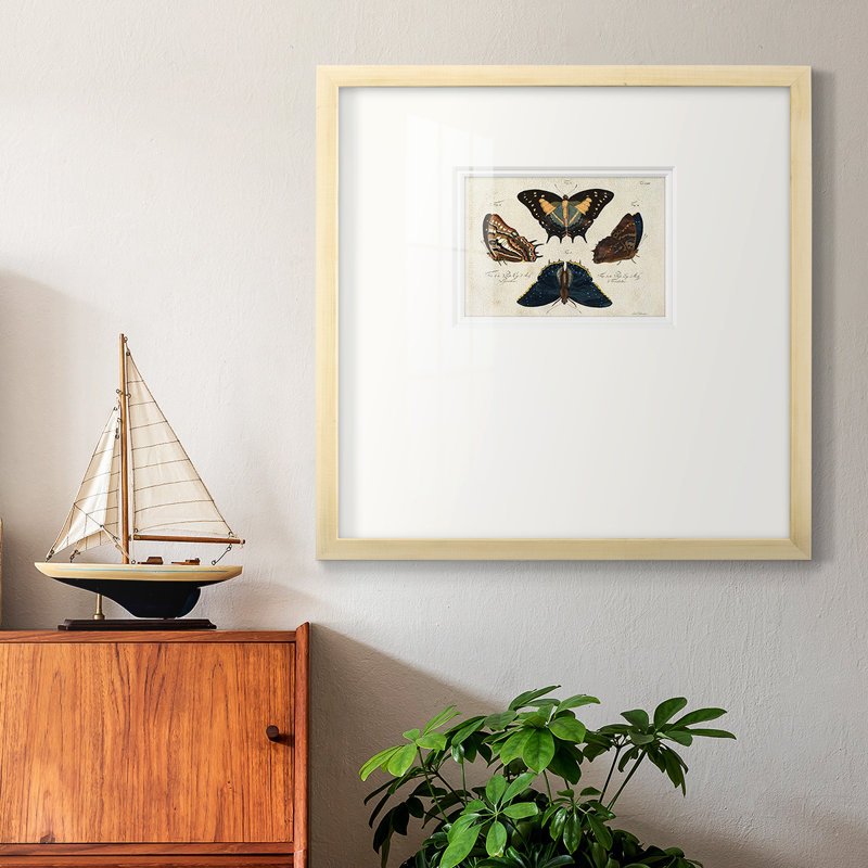 Crackled Butterflies IV, 17" H x 17" W x 1.25" D