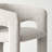 Upholstered Dining Chair with Curved Frame