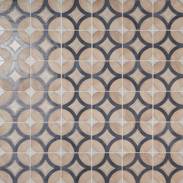 Angela Harris Capri 7.87 In. X 7.87 In. Matte Porcelain Floor And Wall Tile (10.76 Sq. Ft. / Case)