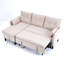 Canapé modulaire en Z avec méridienne et rangement Zhu-118592503