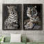 African Leopard - 2 Piece Print-642916379-642916376-642916367