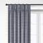Walker Check Indigo/Ivory Cotton Pinch Pleat Drapery Panel Set of 2-1220729318