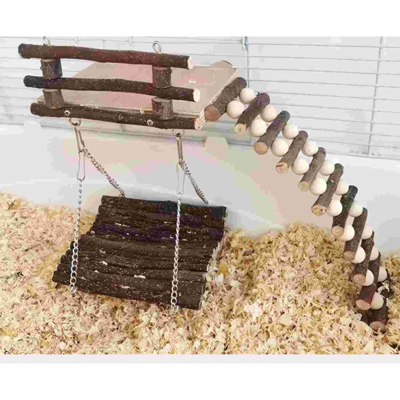 Hamster jouets d'escalade pour petits animaux de compagnie