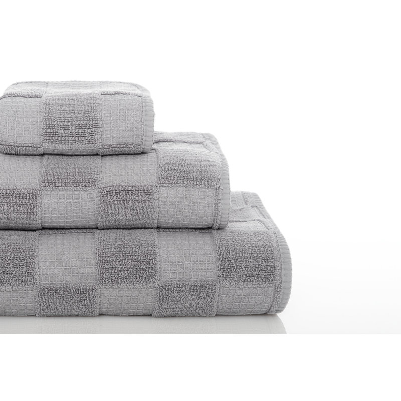 Chess Washcloth, Silver