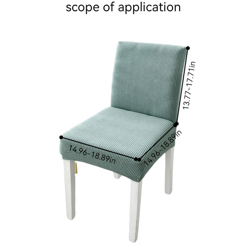 Housse pour chaise de salle à manger en polyester