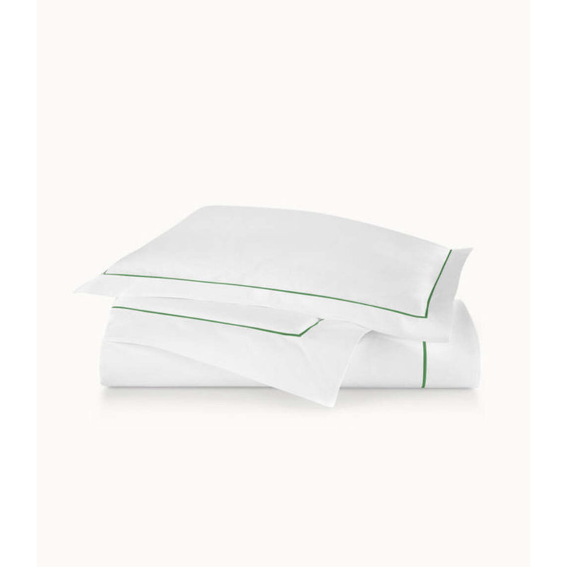 Boutique 100% Cotton Percale Duvet Cover, King Duvet, White/Pearl