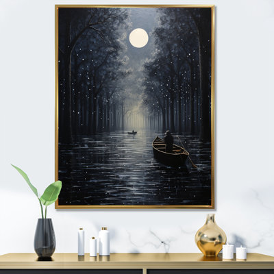 Canal qui parcourt le canal II - Canaux, art mural, salon