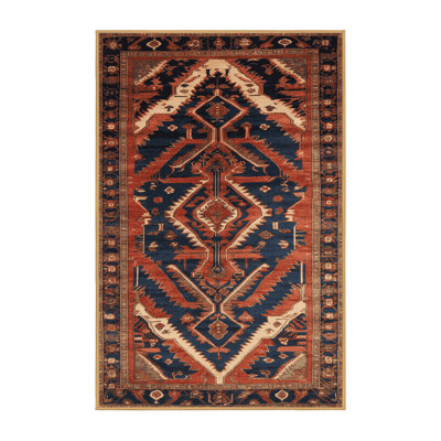 Machine Washable Persian Brown Area Rug