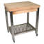 Cucina Prep Table with Butcher Block Top-501146-501126
