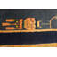 Small Antique Early 20th Century Blue Chinese Art Deco Carpet