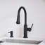 Robinet de cuisine à double jet Empressa High Arc - noir mat-66477610