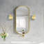 Applique murale de salle de bain à intensité variable 1 lumière Bargas-1065084689