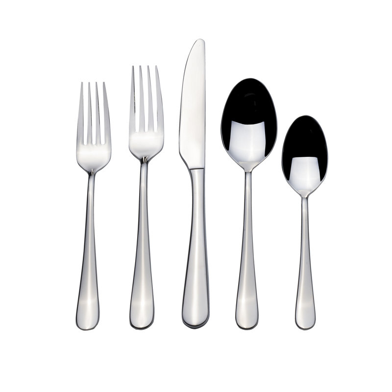 Pfaltzgraff Lisbon 20 Piece Flatware Set, Service For 4, 18/10 Stainless Steel