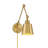 Lila 1-Light Adjustable Wall Sconce in Brass-2106725103