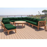 Monterey Outdoor 7 - Piece Teak Conversation Set