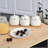 Mobile Kitchen Island With Drop Leaf, Storage Trolley Cart On Wheels, Towel/Spice Rack, 3 Drawers, 2-Door Cabinet, Black