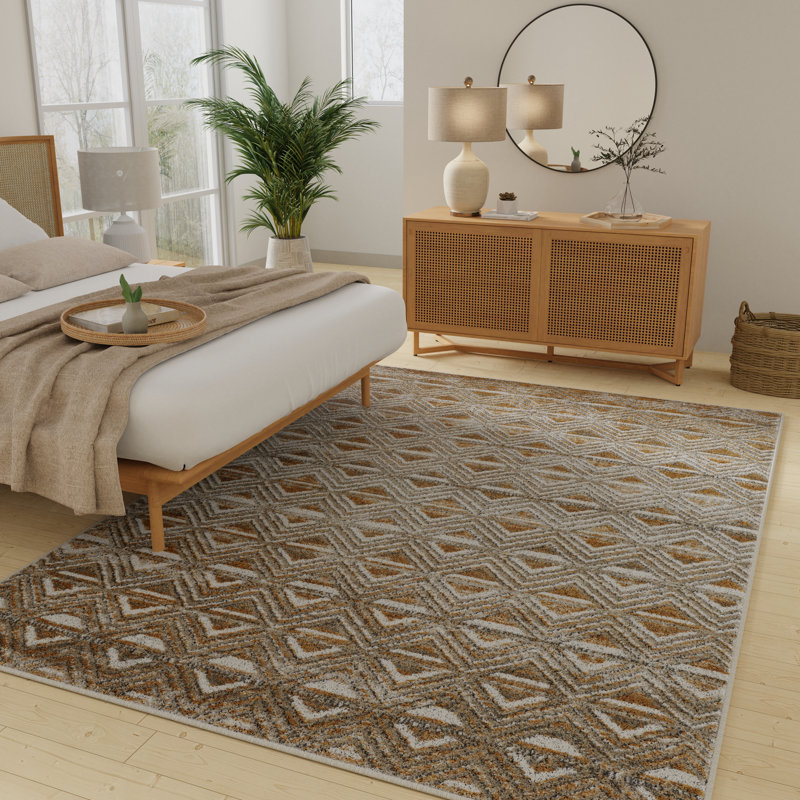 Andile Geometric Indoor Rug, Rectangle 9'10" x 12'10"