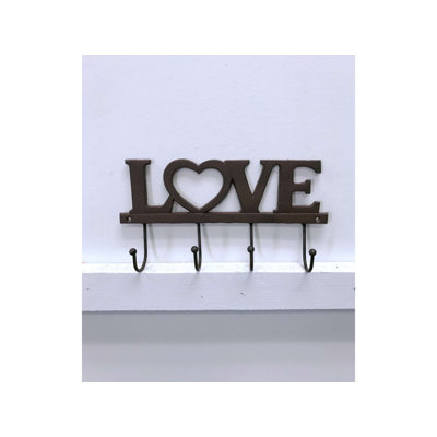 Portemanteau mural en fonte « Love » Fairhill